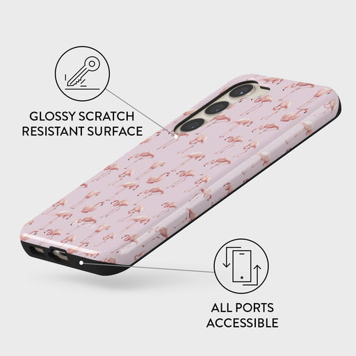 Nostalgic Pink - Flamingos Samsung Galaxy S23 Case 7