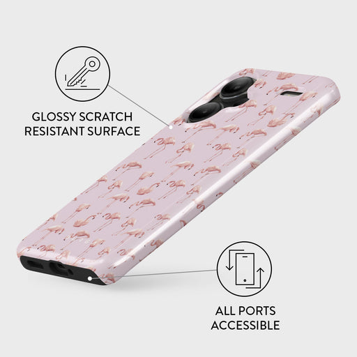 Nostalgic Pink - Flamingos Xiaomi Redmi Note 13 Pro+ 5G Case 3