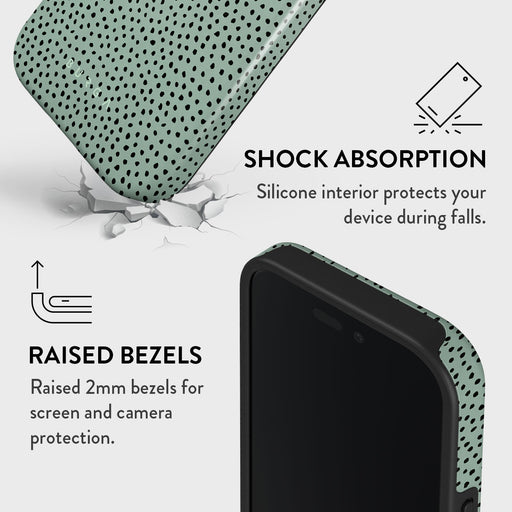 Mint Gelato - Dots iPhone 16 Case 4
