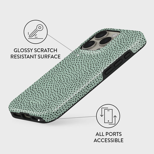Mint Gelato - Dots iPhone 16 Pro Max Case 3