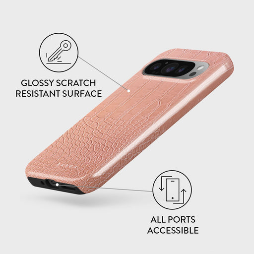 Pink Croco - Google Pixel 9 Pro XL Case 3