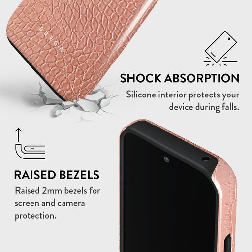 Pink Croco - Google Pixel 9 Case 4