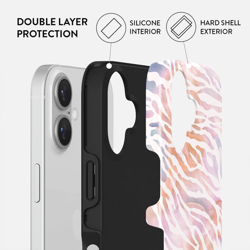 Sultry July - Zebra iPhone 16 Case 2