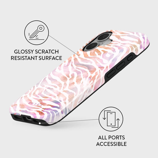 Sultry July - Zebra iPhone 16 Case 3
