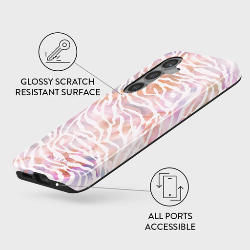 Sultry July - Zebra Samsung Galaxy S24 Case 7