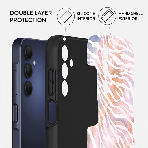 Sultry July - Zebra Samsung Galaxy A15 4G / 5G Case 2