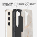 Vanilla Sand - Marble Samsung Galaxy S23 Plus Case 6