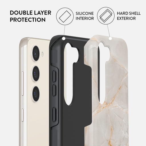 Vanilla Sand - Marble Samsung Galaxy S23 Plus Case 6
