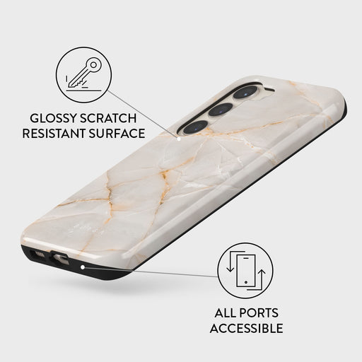 Vanilla Sand - Marble Samsung Galaxy S23 Plus Case 7