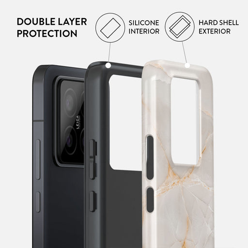 Vanilla Sand - Marble Xiaomi 14 Pro Case 2