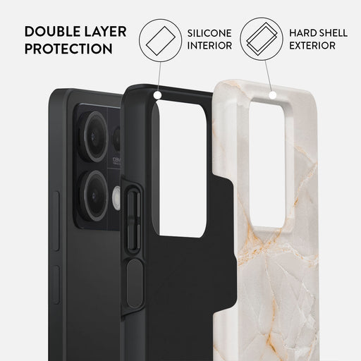 Vanilla Sand - Marble Xiaomi Redmi Note 13 5G Case 2