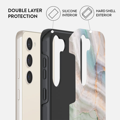 Pastel Hues - Colorful Marble Samsung Galaxy S23 Plus Case 6