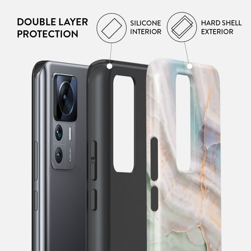 Pastel Hues - Colorful Marble Xiaomi 12T Pro Case 2
