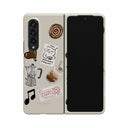 Oat Milk Please - Samsung Galaxy Z Fold 4 Case 1