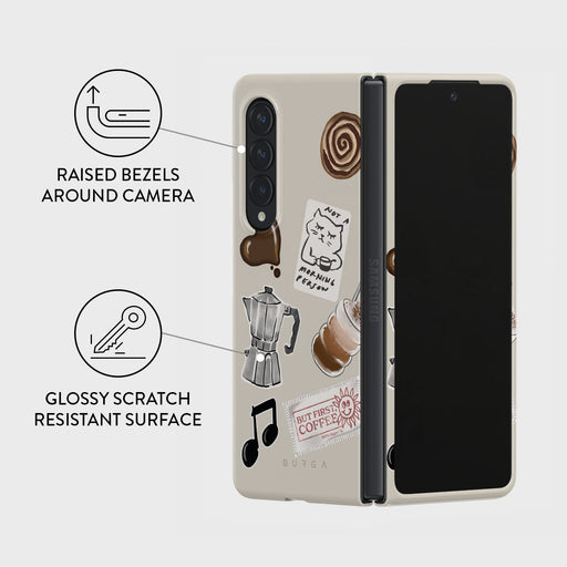 Oat Milk Please - Samsung Galaxy Z Fold 4 Case 3