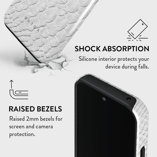 Glacial Desert - White Snakeskin Google Pixel 9 Pro Case 4
