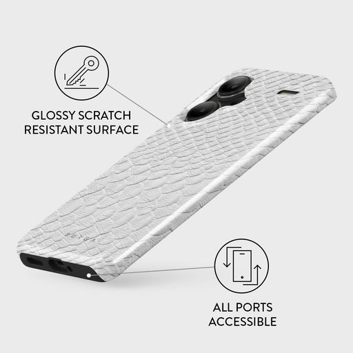 Glacial Desert - White Snakeskin Xiaomi Redmi Note 13 Pro+ 5G Case 3
