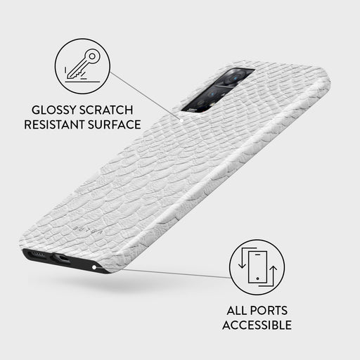 Glacial Desert - White Snakeskin Xiaomi Redmi Note 11 Pro Case 3