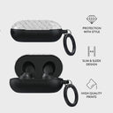 Glacial Desert - White Snakeskin Samsung Galaxy Buds Case 4