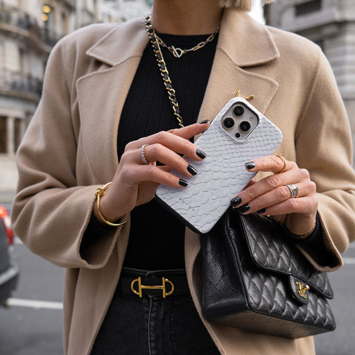 Glacial Desert - White Snakeskin Xiaomi 14 Pro Case 5