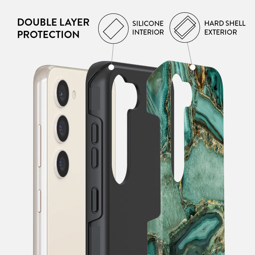 Ubud Jungle - Turquoise Samsung Galaxy S23 Plus Case 6