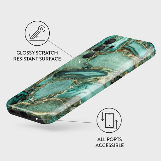 Ubud Jungle - Turquoise Samsung Galaxy A35 Case 3