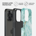 Uluwatu Waves - Teal iPhone 15 Pro Case 6