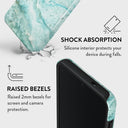 Uluwatu Waves - Teal Samsung Galaxy S25 Case 4