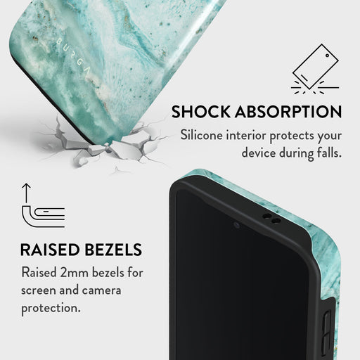 Uluwatu Waves - Teal Samsung Galaxy S24 Case 8