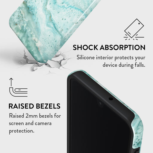 Uluwatu Waves - Teal Samsung Galaxy A26 5G Case 4