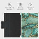 Ubud Jungle - Turquoise Samsung Galaxy Tab S8 Ultra Case 2