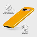 Canary Yellow - Snake Skin Google Pixel 8a Case 3