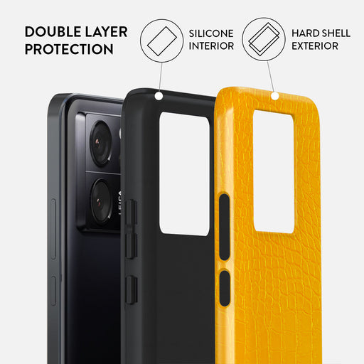 Canary Yellow - Snake Skin Xiaomi 13T Case 2