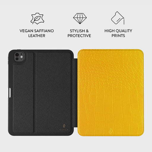 Canary Yellow - Snake Skin iPad Pro 11 (7th Gen) Case 3