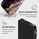 Purple Skies - Marble iPhone 15 Plus Case 8