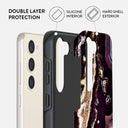 Purple Skies - Marble Samsung Galaxy S23 Case 6