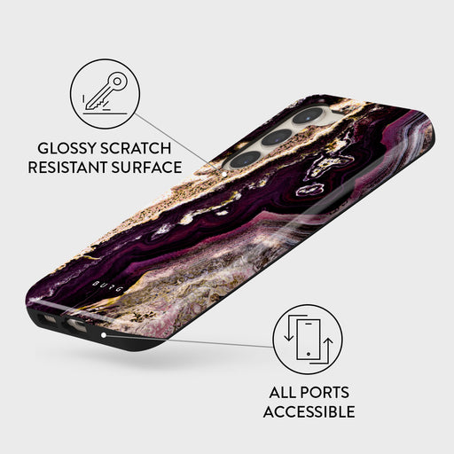 Purple Skies - Marble Samsung Galaxy S23 Case 7