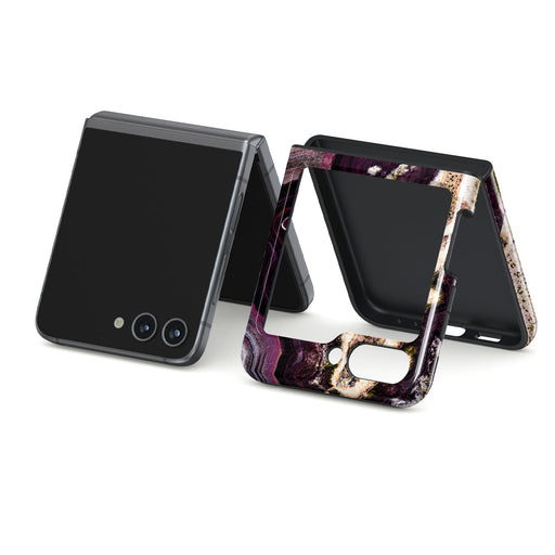 Purple Skies - Marble Samsung Galaxy Z Flip 5 Case 11