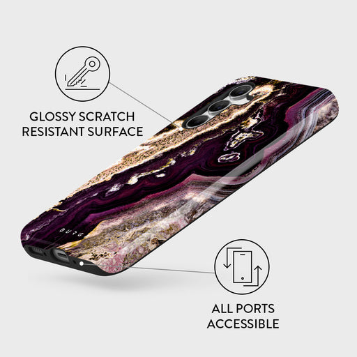 Purple Skies - Marble Samsung Galaxy A55 Case 3