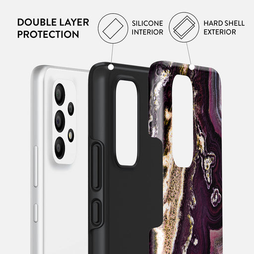Purple Skies - Marble Samsung Galaxy A23 4G / 5G Case 2