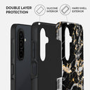 Make A Wish - Gold Marble Samsung Galaxy A26 5G Case 2