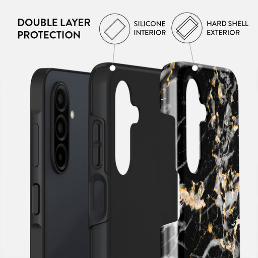 Make A Wish - Gold Marble Samsung Galaxy A26 5G Case 2