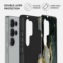 Northern Lights - Marble Samsung Galaxy S25 Ultra Case 2