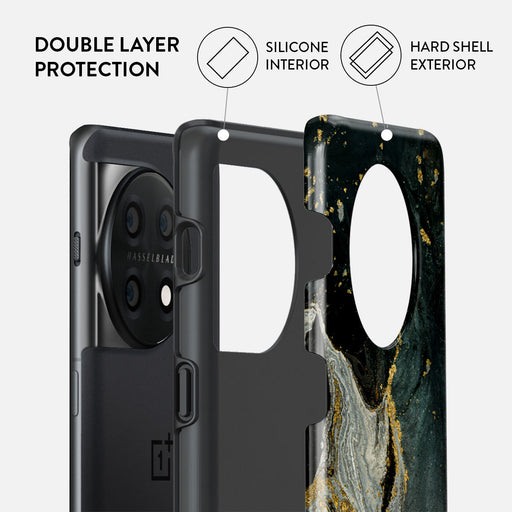 Northern Lights - Marble OnePlus 11 Case 2