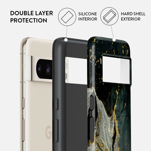 Northern Lights - Marble Google Pixel 8 Pro Case 2
