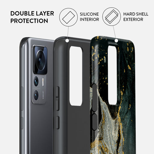 Northern Lights - Marble Xiaomi 12T Case 2