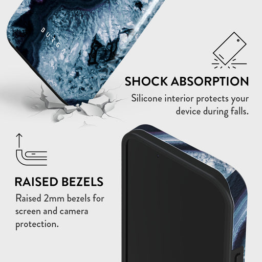 Frozen Lake - Gray Marble iPhone 15 Plus Case 8
