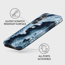 Frozen Lake - Gray Marble Samsung Galaxy S24 Case 7