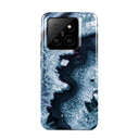 Frozen Lake - Gray Marble Xiaomi 14 Pro Case 1