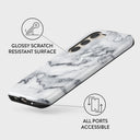 White Winter - Classy Marble Samsung Galaxy S23 Plus Case 7